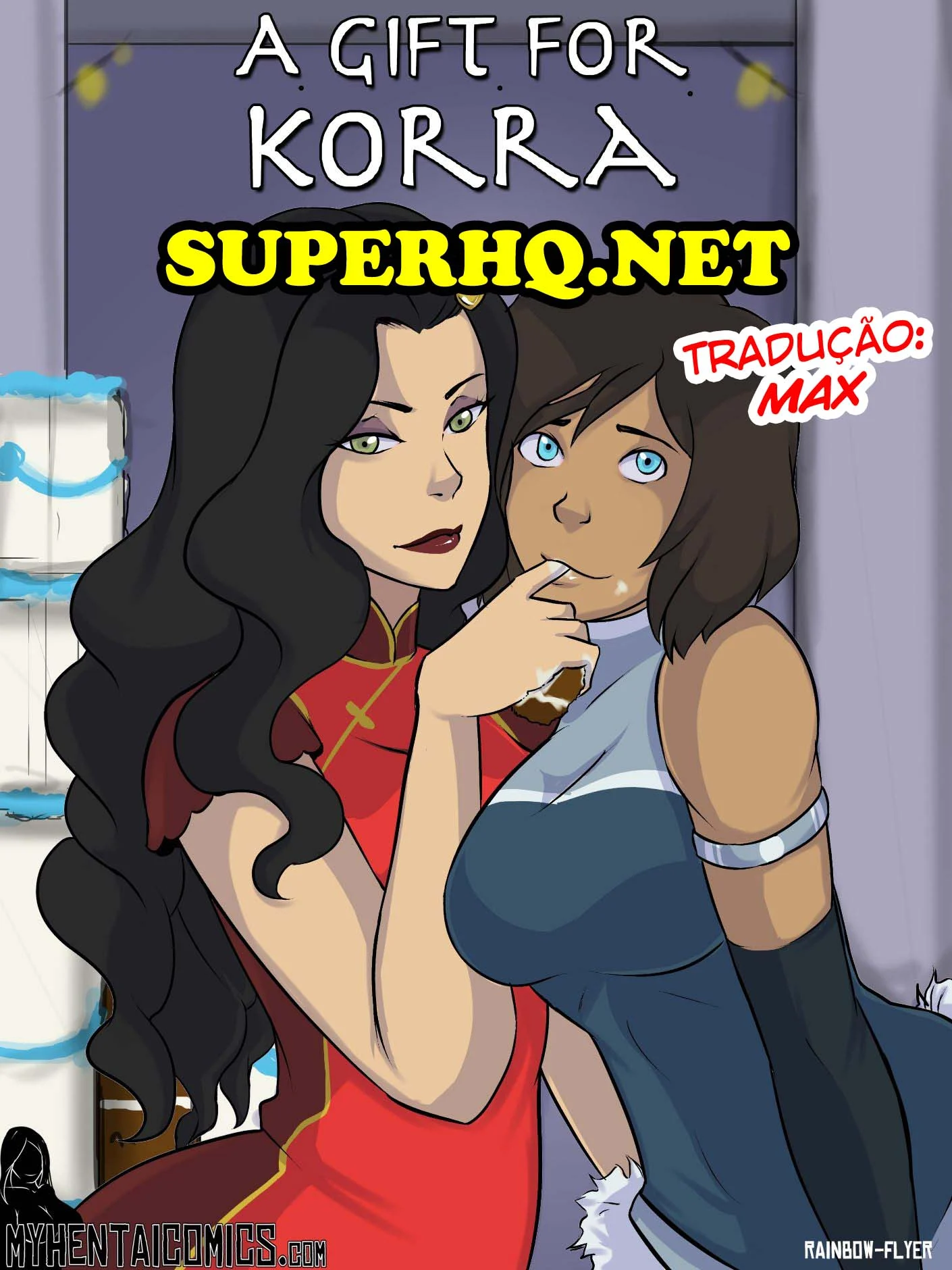 Korra e Asami exploram luxúria intensa em HQ lésbica explícita. Korra e Asami exploram luxúria intensa em HQ lésbica explícita.