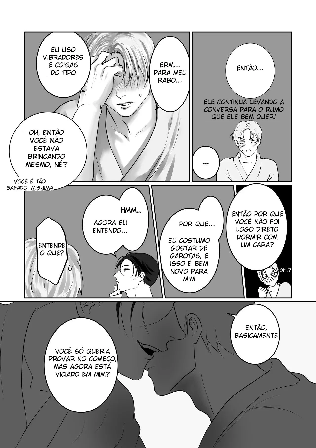 Quer se Arrepiar? Hentai Yaoi Explícito - Quadrinhos Intensos de Sexo Gay