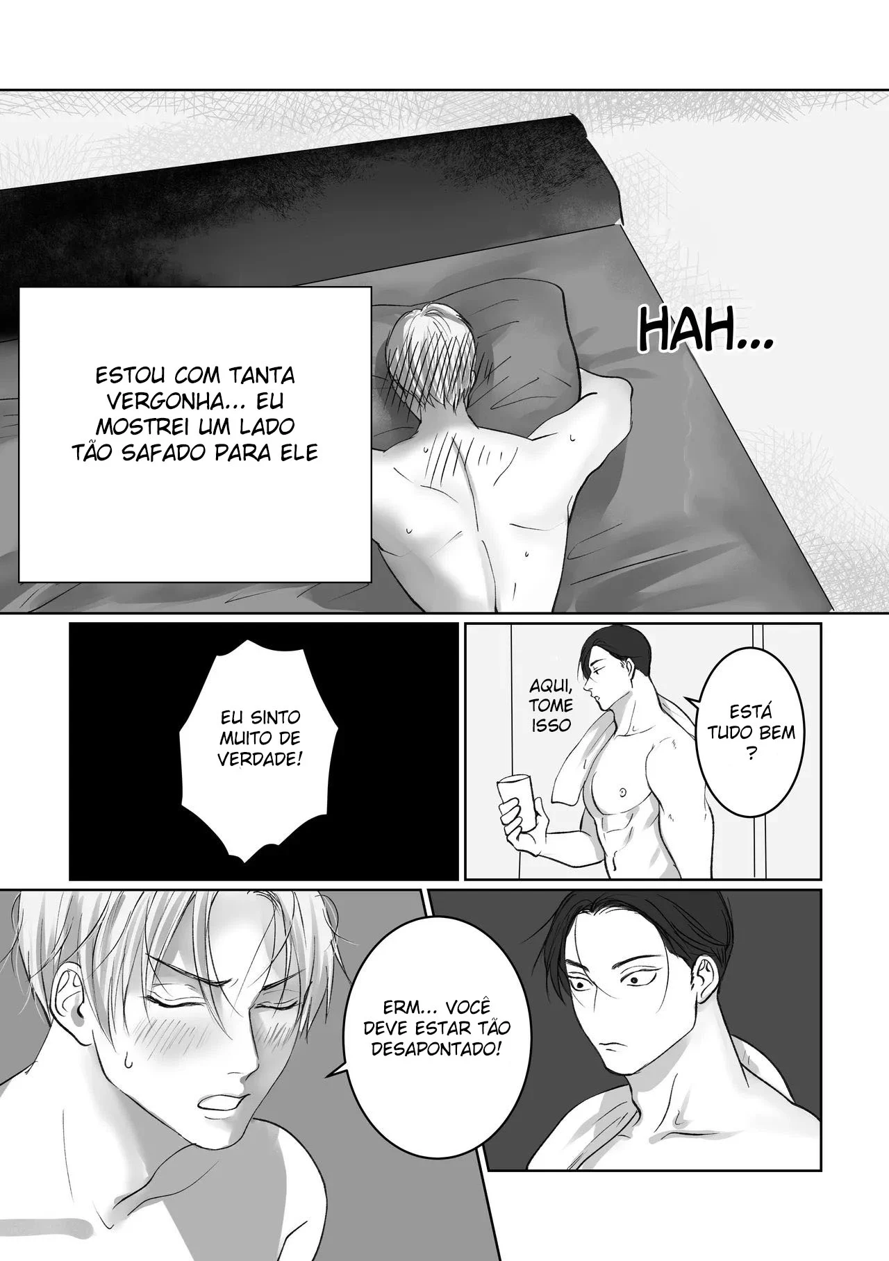 Quer se Arrepiar? Hentai Yaoi Explícito - Quadrinhos Intensos de Sexo Gay