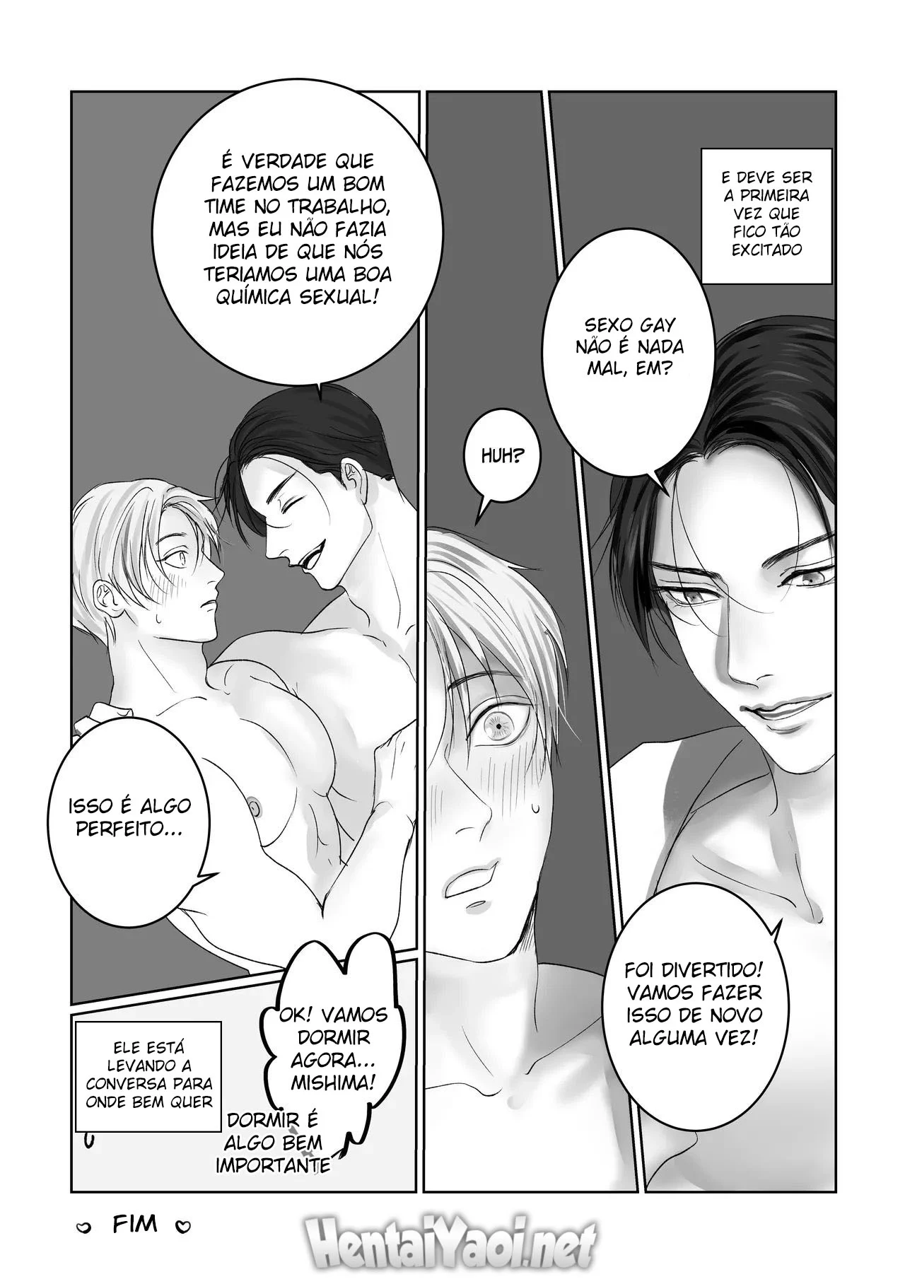 Quer se Arrepiar? Hentai Yaoi Explícito - Quadrinhos Intensos de Sexo Gay