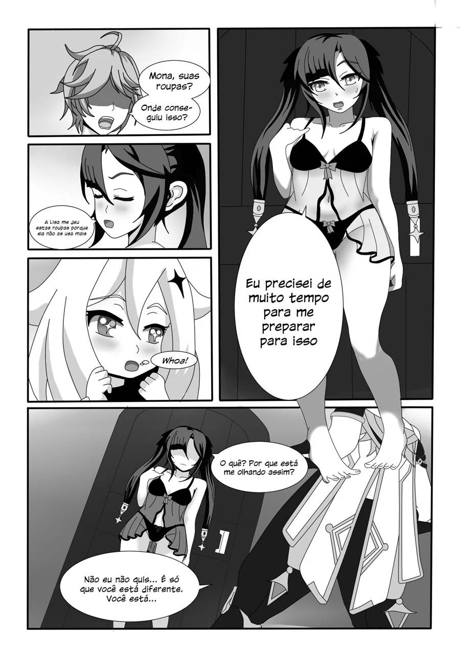 Aventuras Eróticas de Genshin Impact: Sexo Explícito nos Quadrinhos