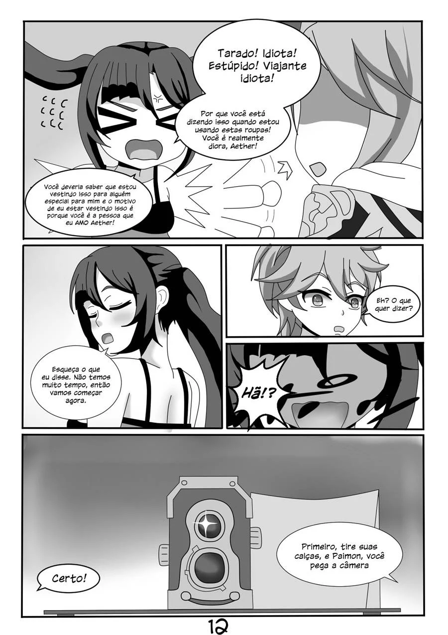 Aventuras Eróticas de Genshin Impact: Sexo Explícito nos Quadrinhos