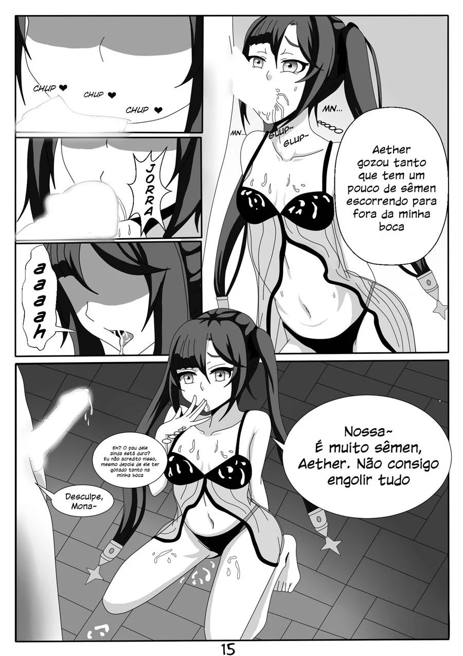 Aventuras Eróticas de Genshin Impact: Sexo Explícito nos Quadrinhos