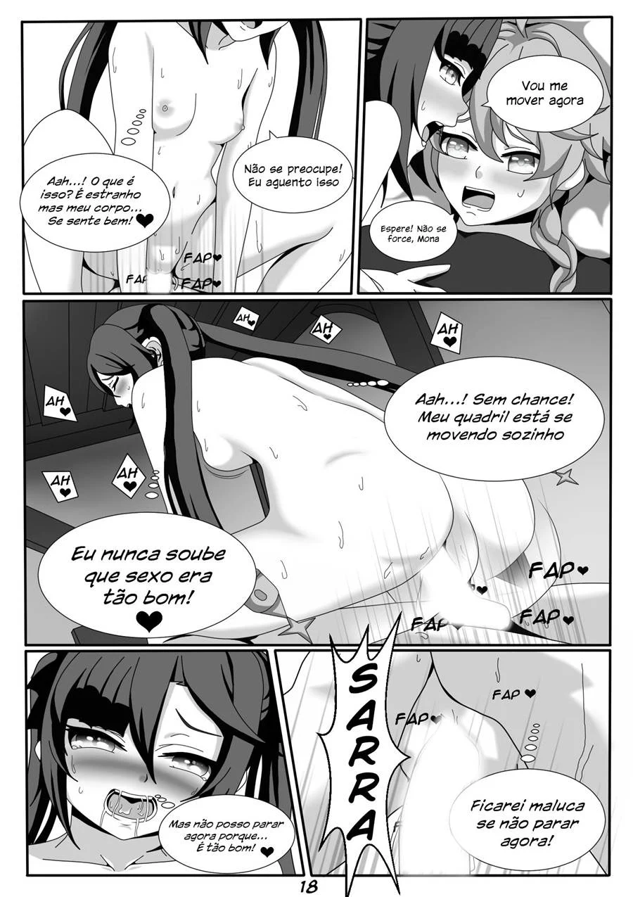 Aventuras Eróticas de Genshin Impact: Sexo Explícito nos Quadrinhos