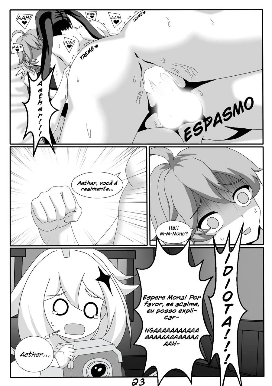 Aventuras Eróticas de Genshin Impact: Sexo Explícito nos Quadrinhos