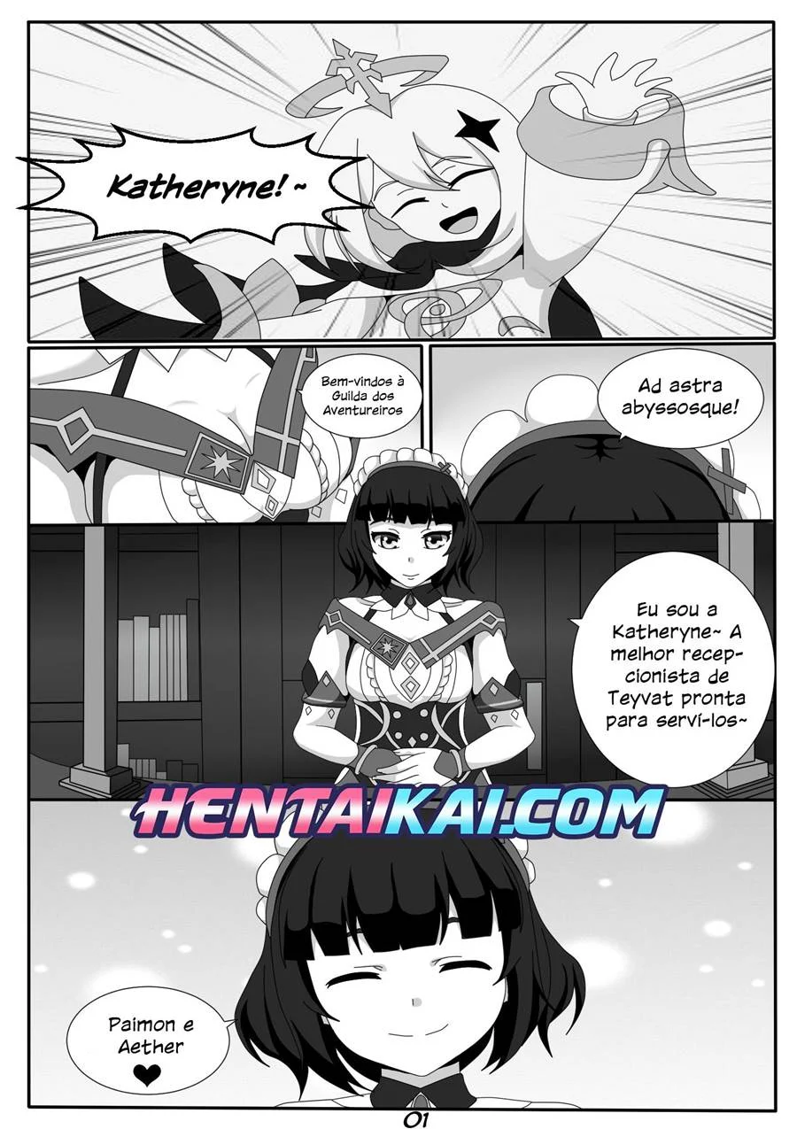 Aventuras Eróticas de Genshin Impact: Sexo Explícito nos Quadrinhos