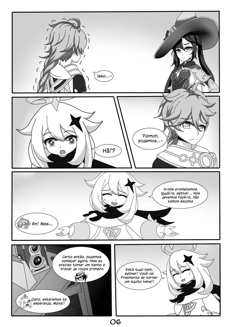 Aventuras Eróticas de Genshin Impact: Sexo Explícito nos Quadrinhos