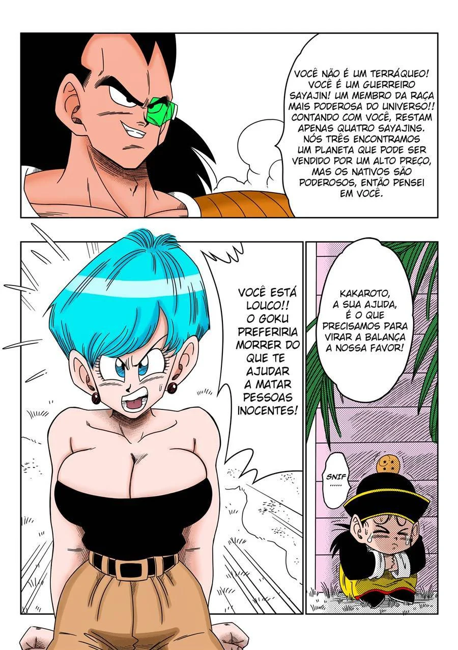 Radiz Dominando Bulma com Poder e Prazer - Hentai Explícito
