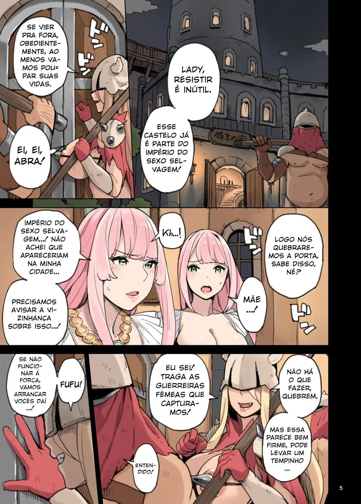 Invasão Selvagem do Império do Sexo: Fuga com Muito Tesão