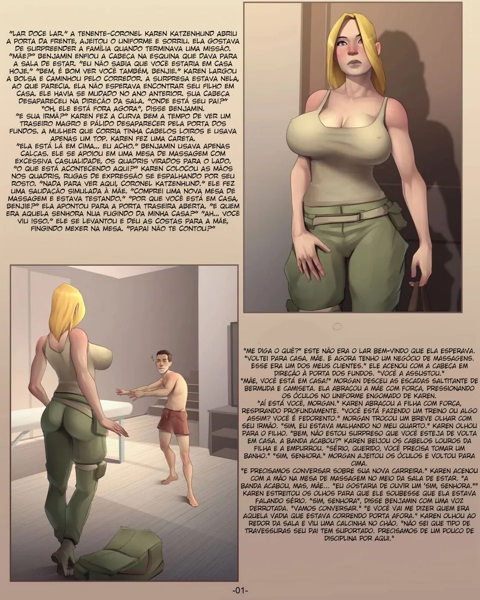 Sexo Explícito Entre Irmãos em Quadrinhos Eróticos Arrasadores