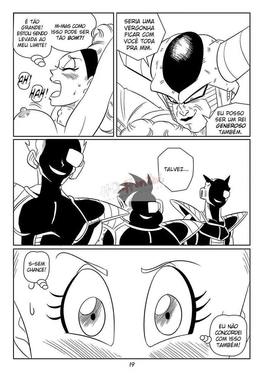 Bulma Submetida por Rei Cold e Freeza em Orgia Proibida - Hentai Dragon Ball Explícito