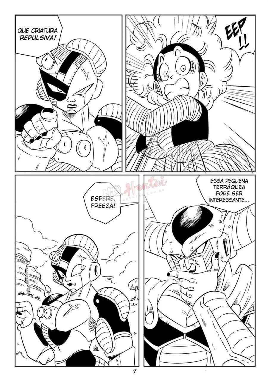 Bulma Submetida por Rei Cold e Freeza em Orgia Proibida - Hentai Dragon Ball Explícito