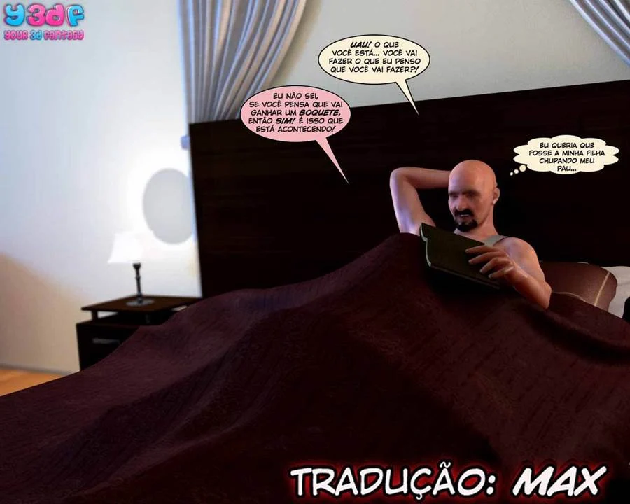 Traição Proibida: Família em Orgia Explícita de Sexo 3D nos Quadrinhos