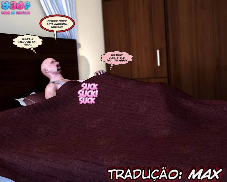 Traição Proibida: Família em Orgia Explícita de Sexo 3D nos Quadrinhos