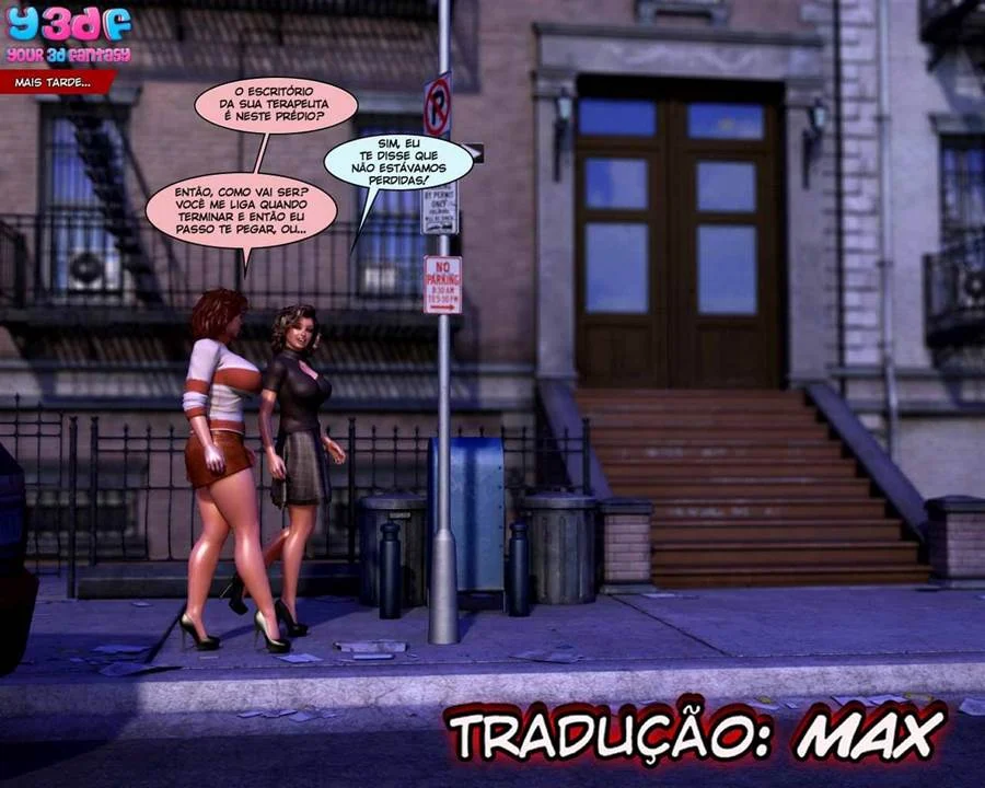 Traição Proibida: Família em Orgia Explícita de Sexo 3D nos Quadrinhos