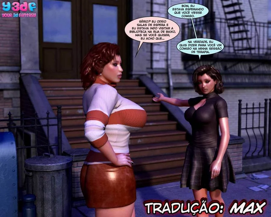 Traição Proibida: Família em Orgia Explícita de Sexo 3D nos Quadrinhos