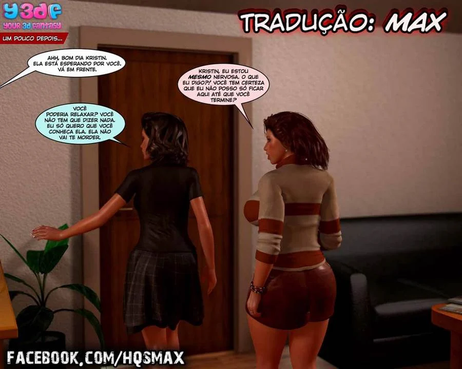 Traição Proibida: Família em Orgia Explícita de Sexo 3D nos Quadrinhos