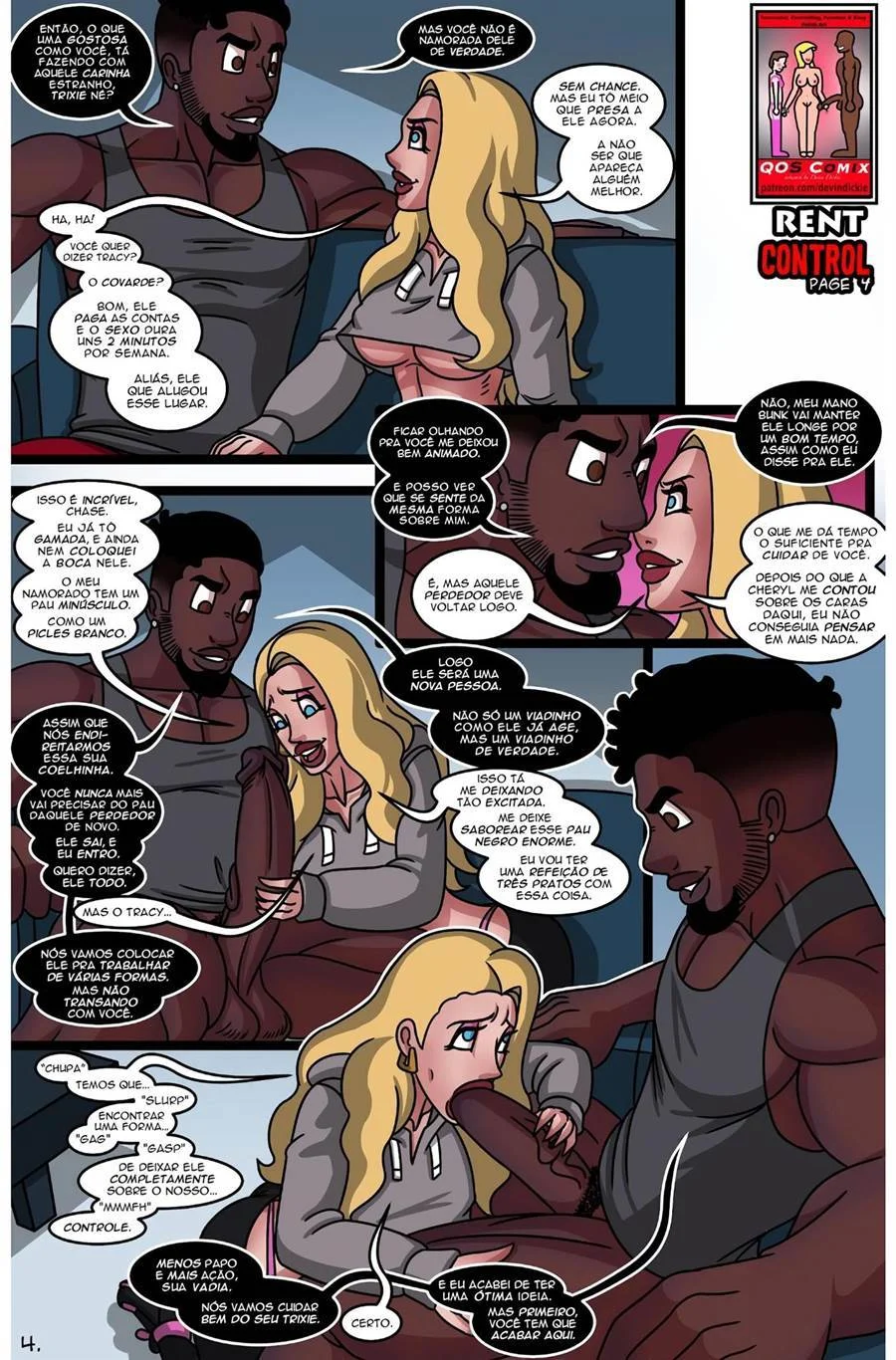 Sexo Explícito em HQ - Aluguel de Calcinhas e Putaria nos Quadrinhos