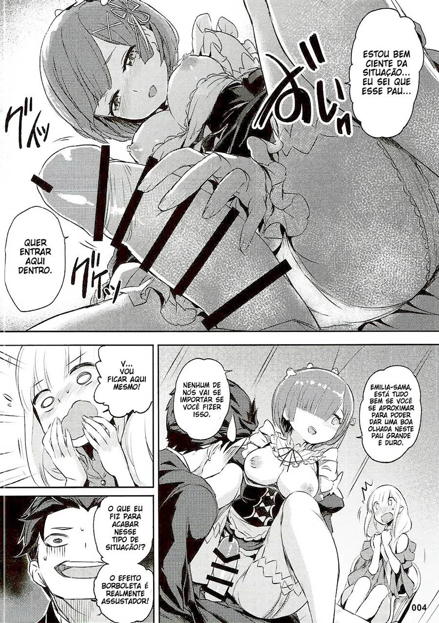 RE:Zero - Sexo Explícito com Emilia na História Proibida Pós-Conclusão