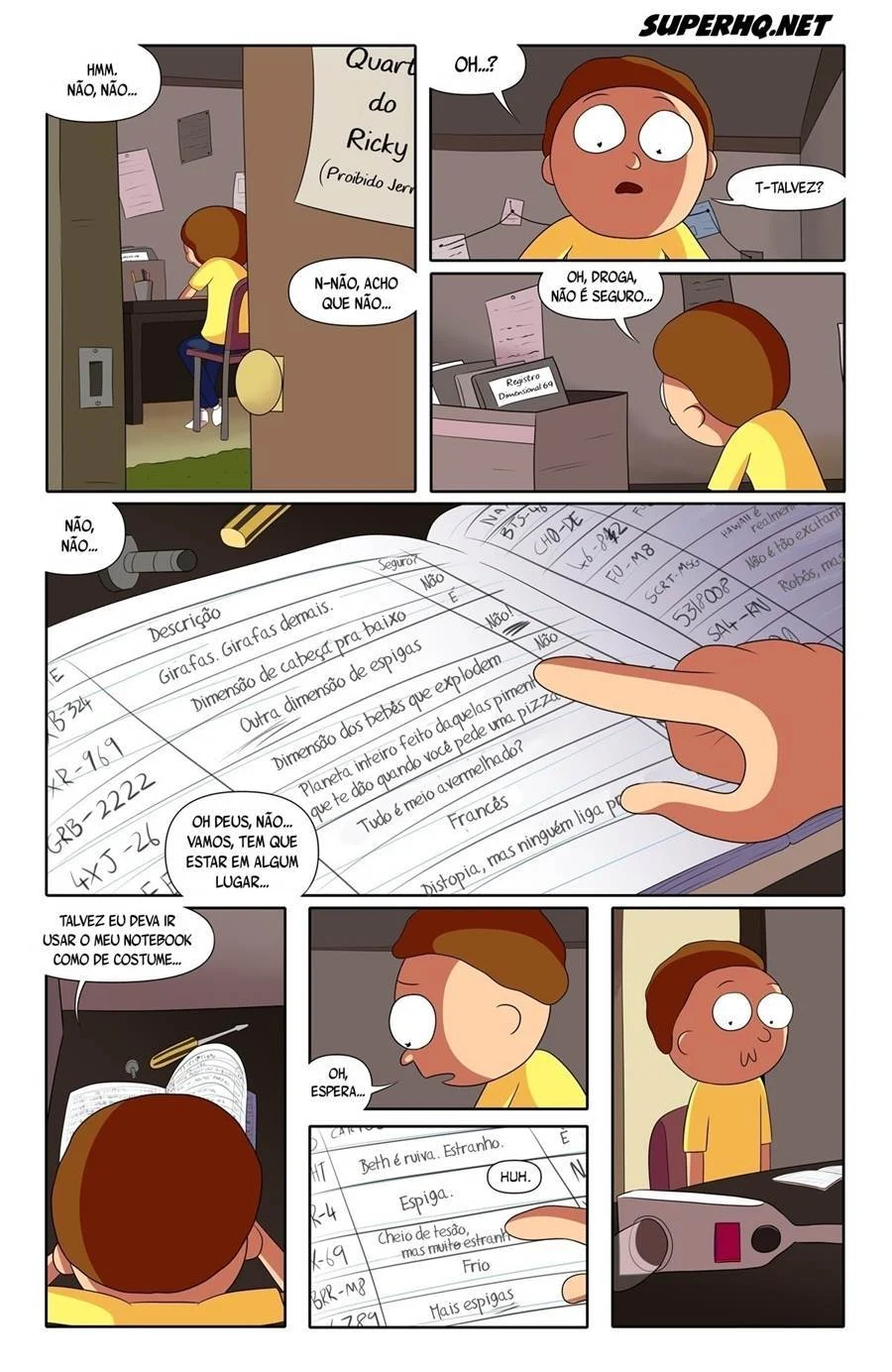 Rick e Morty em Sexo Proibido nos Quadrinhos da Dimensão X-69 Rick e Morty em Sexo Proibido nos Quadrinhos da Dimensão X-69