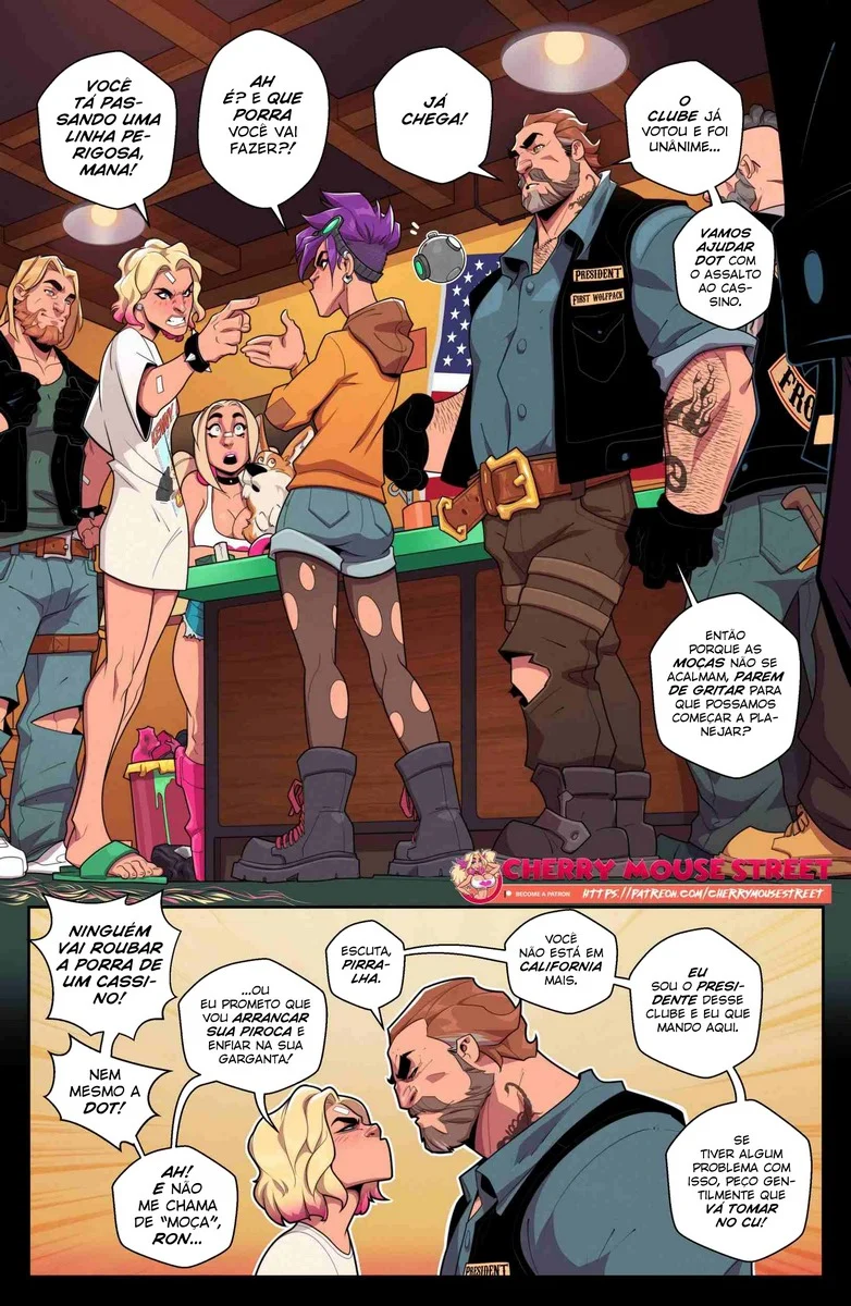 Puta da Moto: Sexo Explícito em Hentai de Harley e Gangues