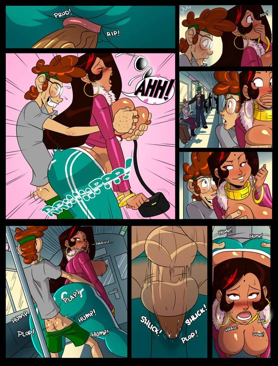 Cavalga o Trem do Tesão: Fodas Explícitas em HQ Proibida