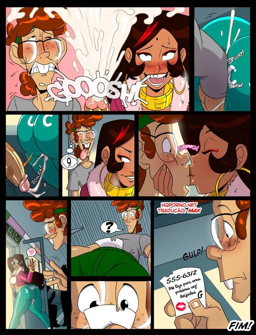 Cavalga o Trem do Tesão: Fodas Explícitas em HQ Proibida