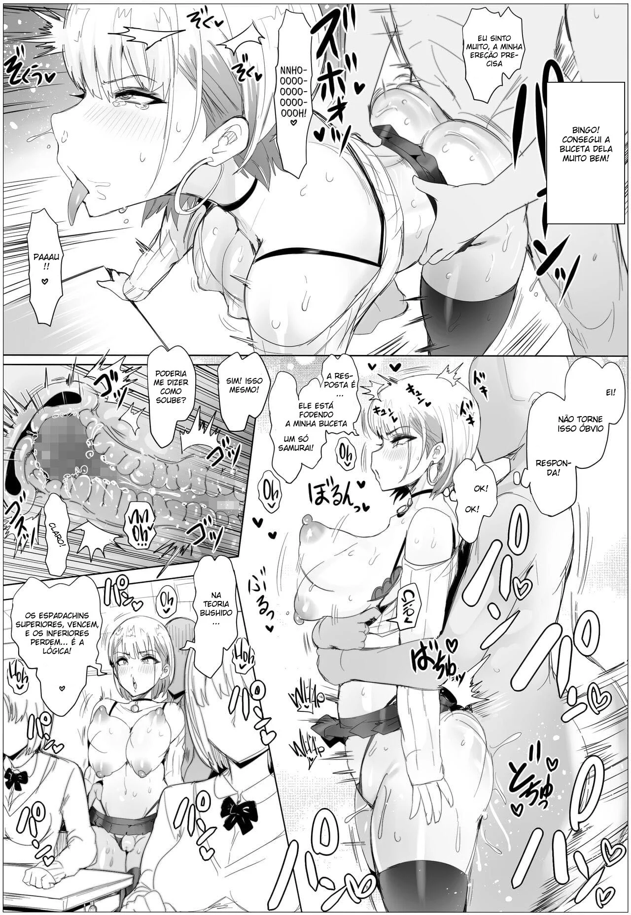 Abuso Explícito de Riimu Imoral - Quadrinhos de Sexo Sem Limites