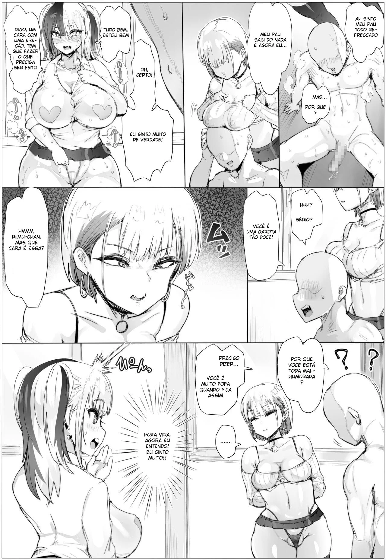 Abuso Explícito de Riimu Imoral - Quadrinhos de Sexo Sem Limites