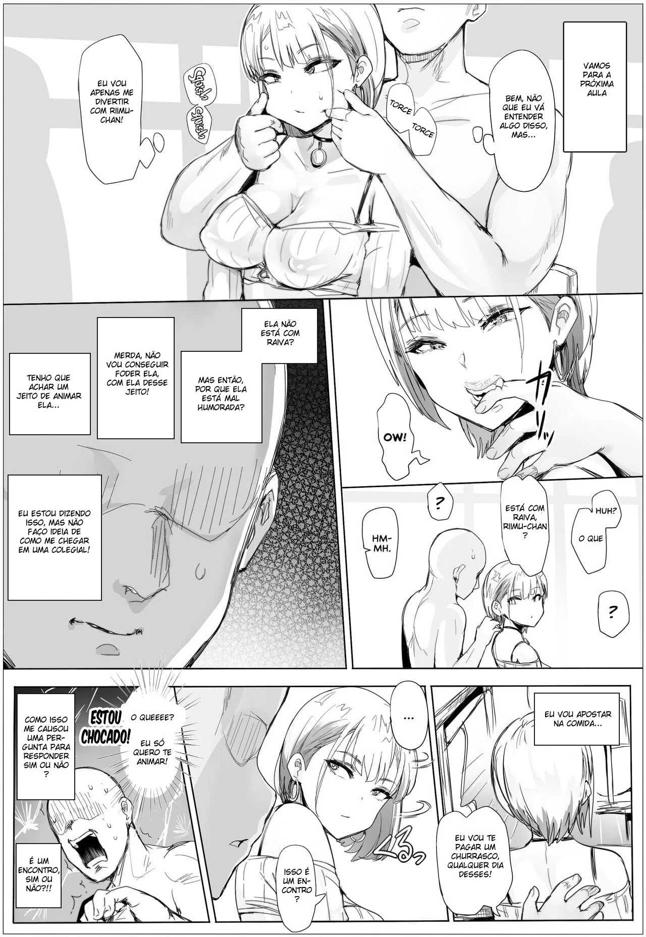 Abuso Explícito de Riimu Imoral - Quadrinhos de Sexo Sem Limites