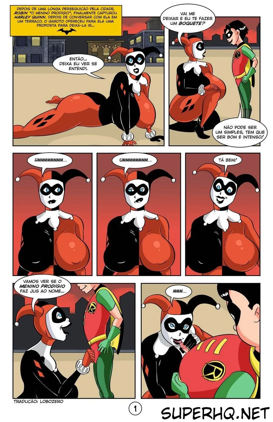 Robin, Arlequina e Mulher-Gato: As Heroínas Mais Safadas dos Quadrinhos em Cenas Explícitas