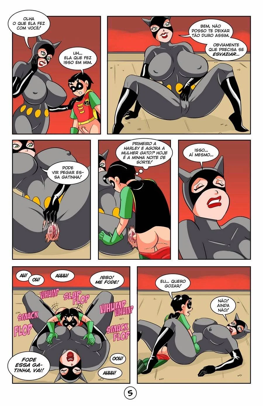 Robin, Arlequina e Mulher-Gato: As Heroínas Mais Safadas dos Quadrinhos em Cenas Explícitas