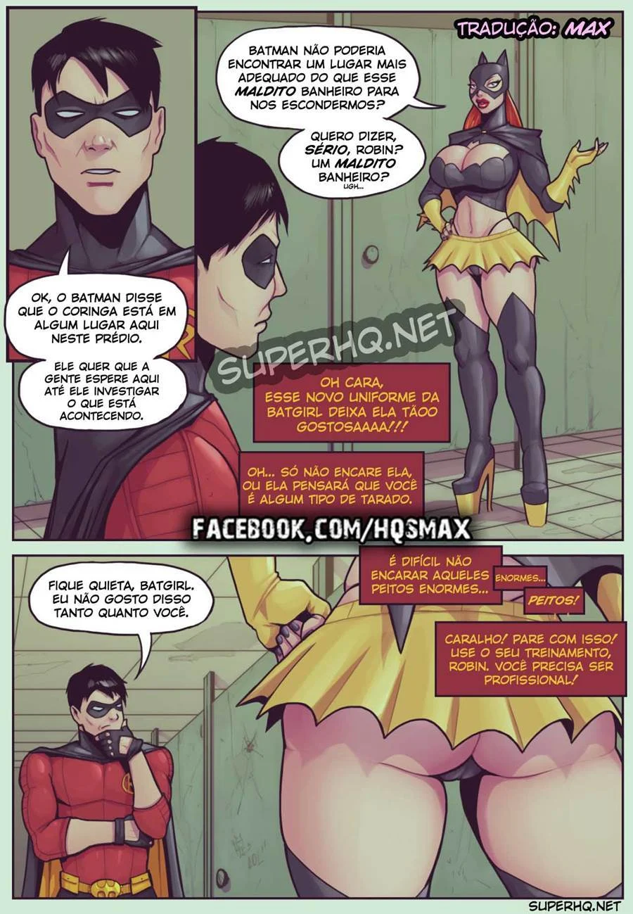 Punheta Galante: Robin Metendo Gostoso na Buceta da Batgirl em Ato Sexual Explícito
