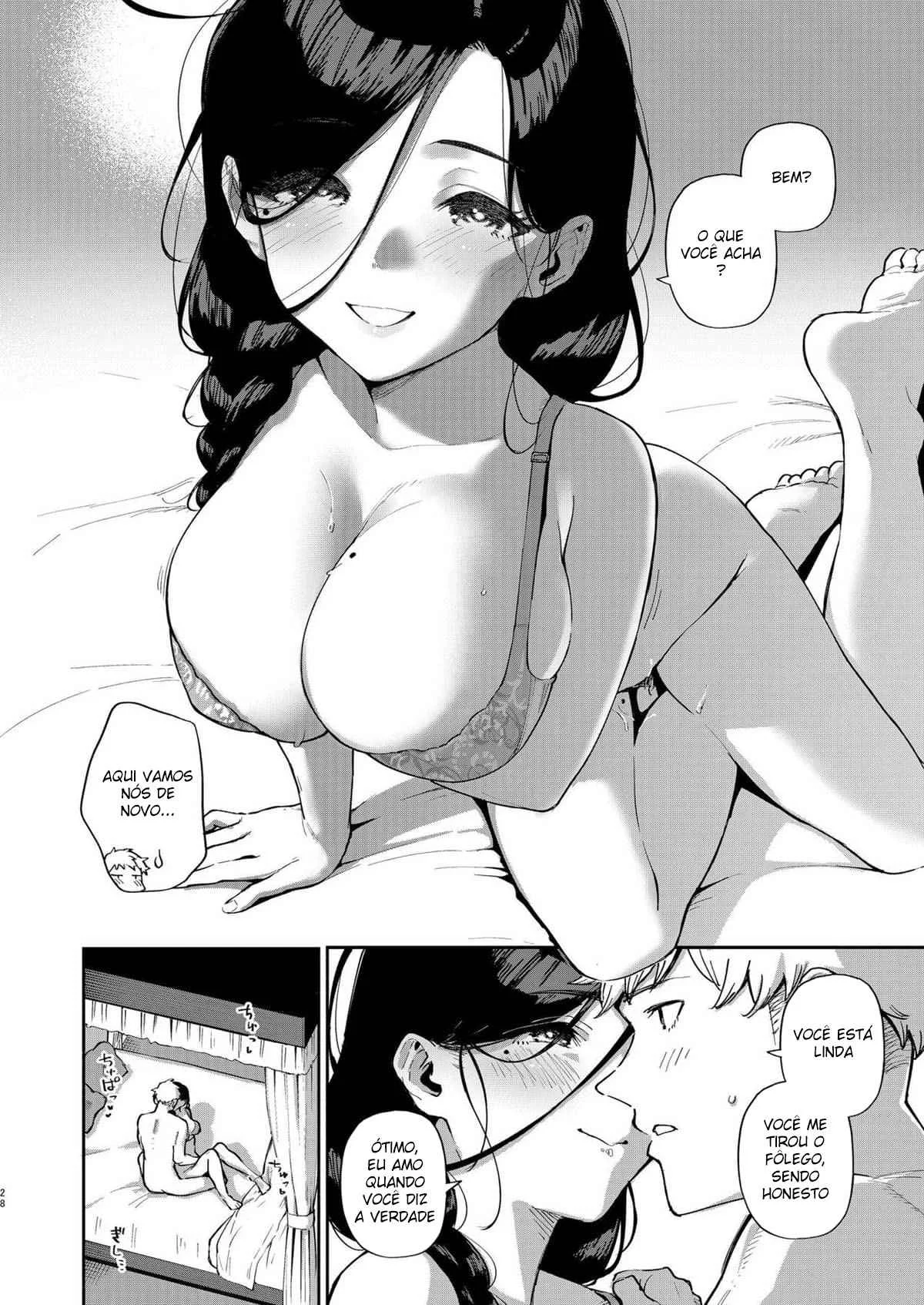 Hentai Ardente: Goze com Ayane-san em Quadrinhos Explícitos