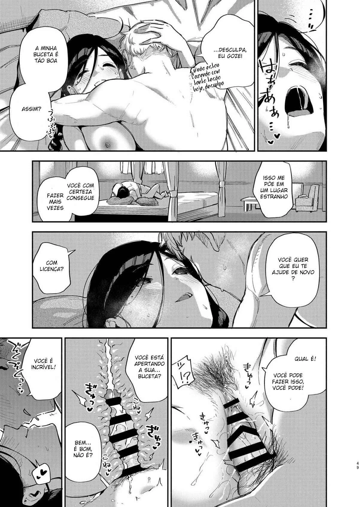 Hentai Ardente: Goze com Ayane-san em Quadrinhos Explícitos