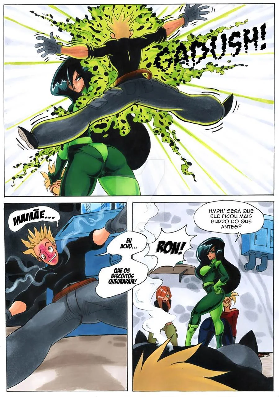Ron Stoppable Domina Com Suas Novas Escravas Sexuais - HQ Explícita de Kim Possible