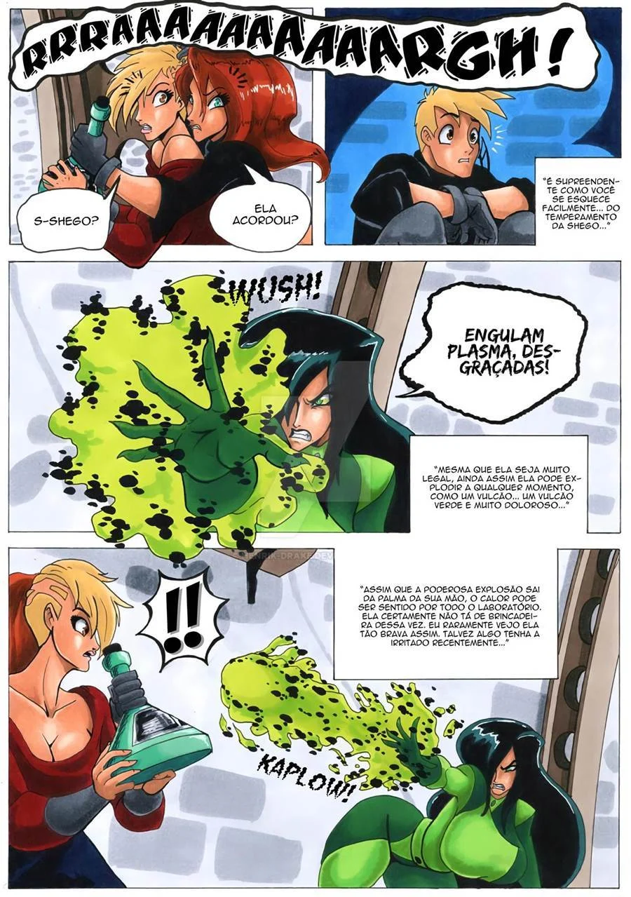 Ron Stoppable Domina Com Suas Novas Escravas Sexuais - HQ Explícita de Kim Possible