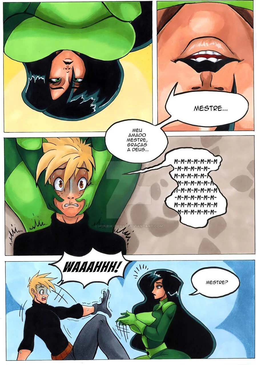 Ron Stoppable Domina Com Suas Novas Escravas Sexuais - HQ Explícita de Kim Possible