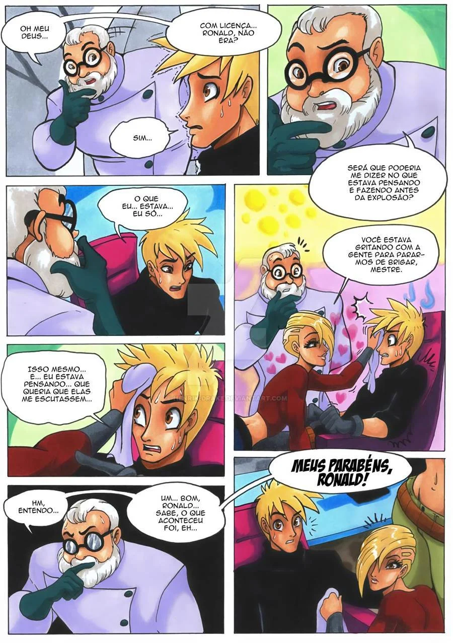 Ron Stoppable Domina Com Suas Novas Escravas Sexuais - HQ Explícita de Kim Possible