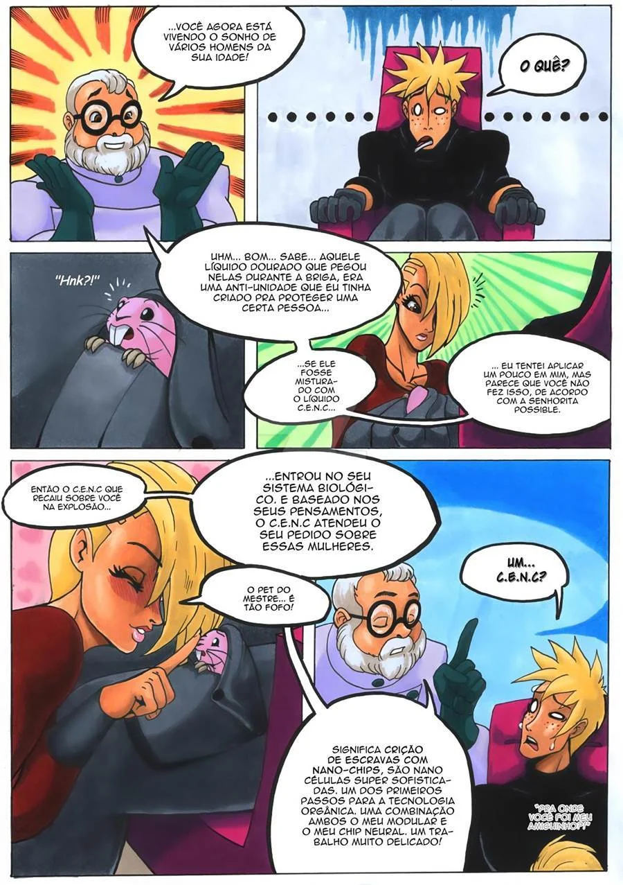 Ron Stoppable Domina Com Suas Novas Escravas Sexuais - HQ Explícita de Kim Possible