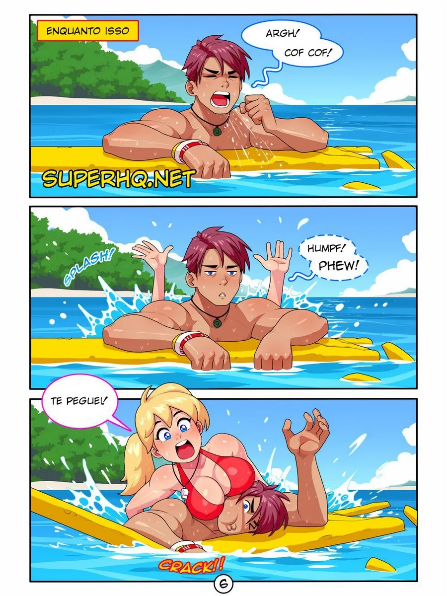 Vadia da Praia: Safada Exibida no Posto de Salvamento