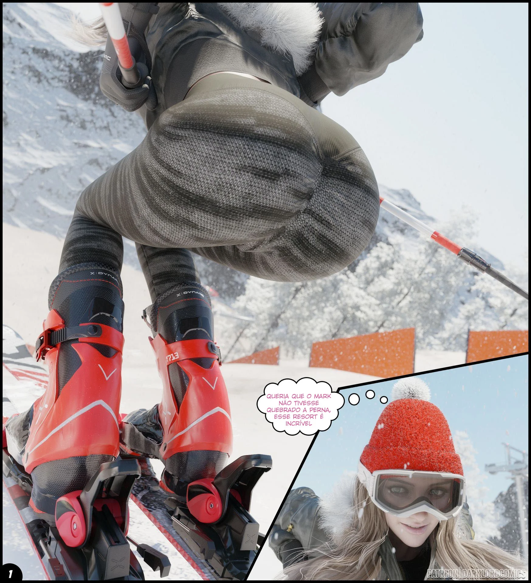 Quadrinhos Pornô 3D: A Aventura Erótica de Rose na Neve Quadrinhos Pornô 3D: A Aventura Erótica de Rose na Neve