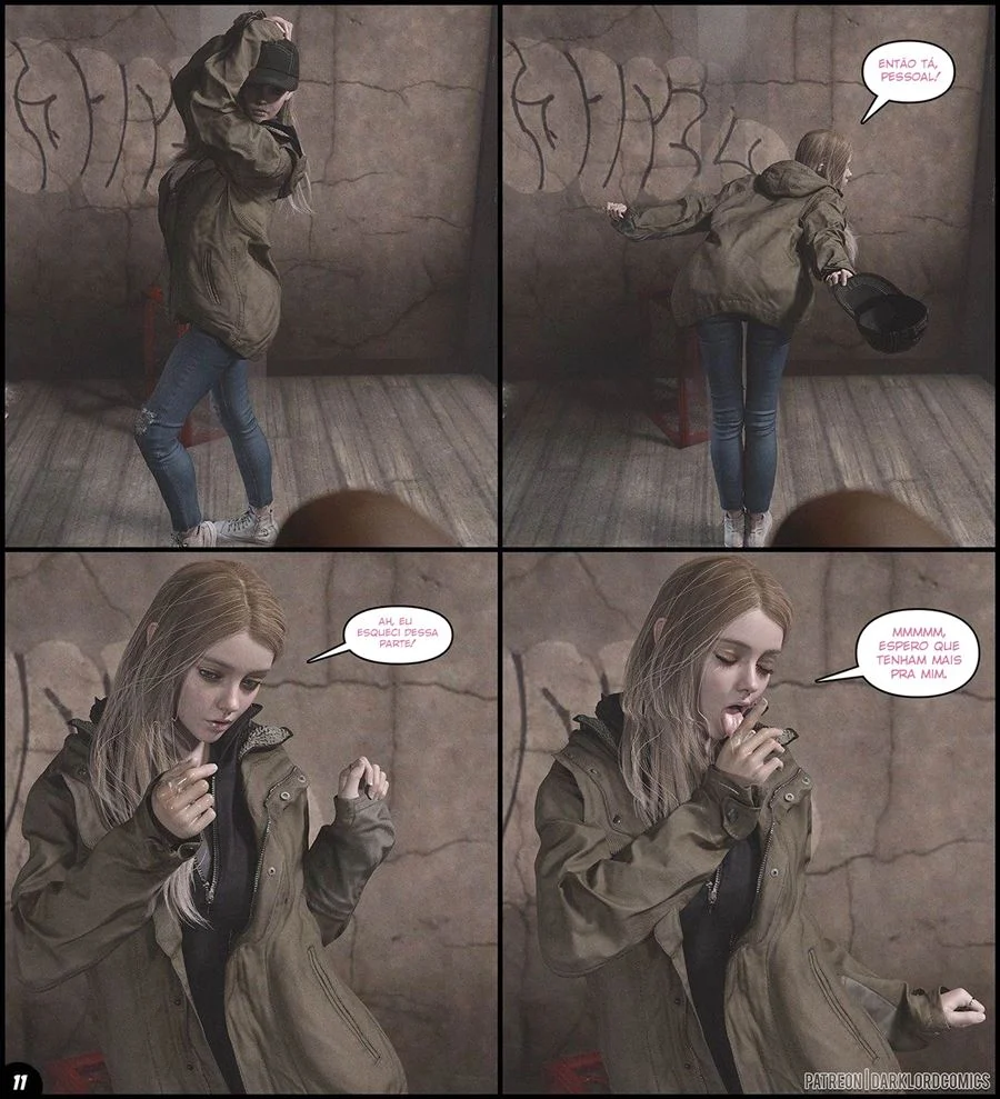 Aventuras Eróticas de Rose com Seu Capuz: Quadrinhos 3D Proibidos