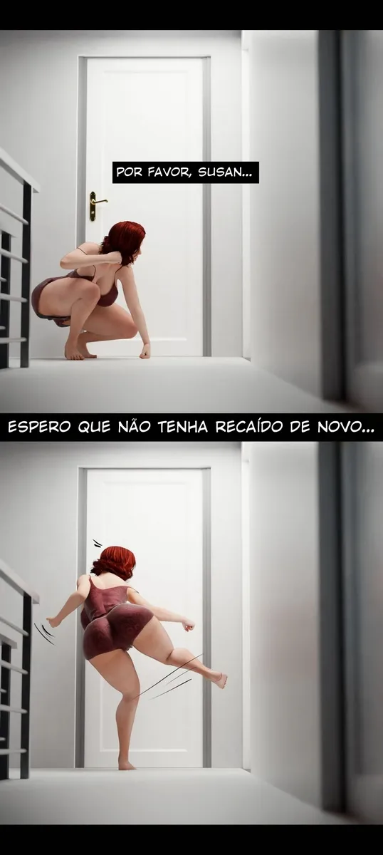 Vizinha Viúva Enfrenta a Solidão com Fogo na Cama | HQ 3D +18