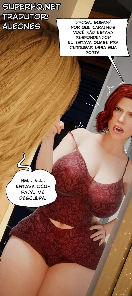 Vizinha Viúva Enfrenta a Solidão com Fogo na Cama | HQ 3D +18