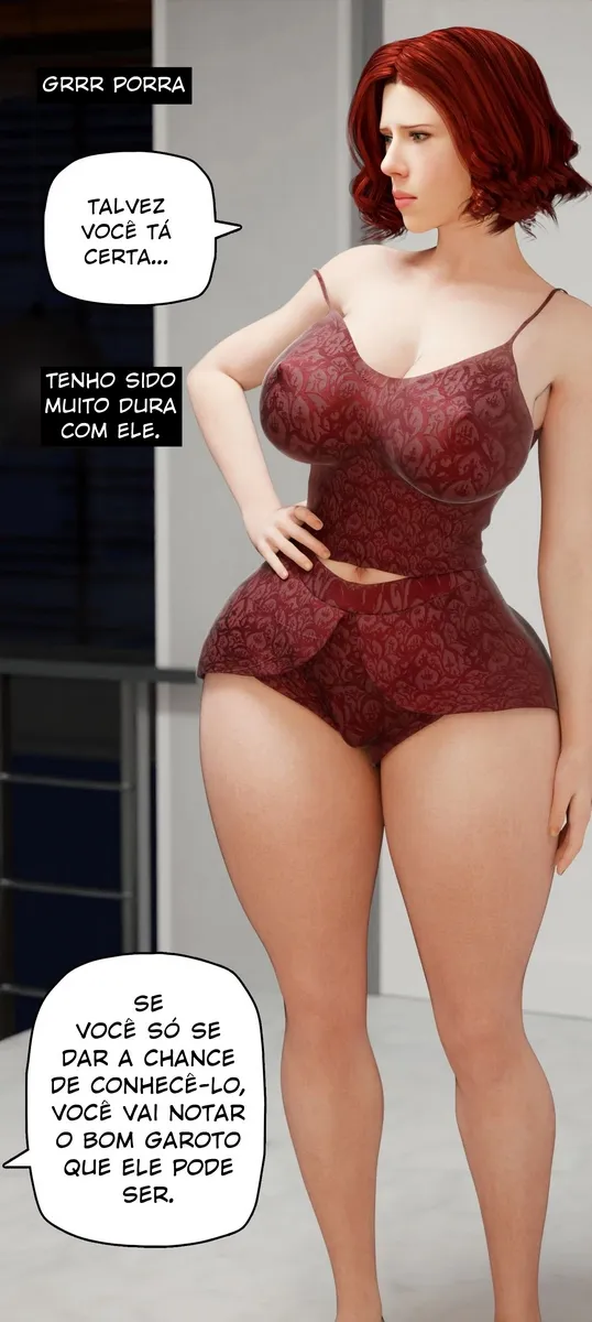 Vizinha Viúva Enfrenta a Solidão com Fogo na Cama | HQ 3D +18