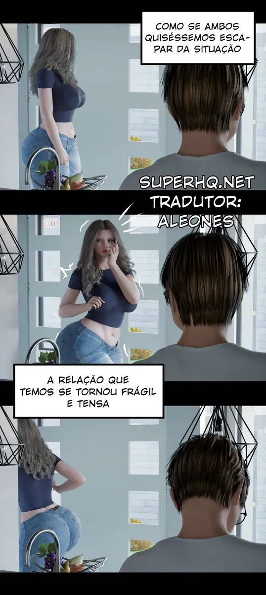 Viúva Vizinha Depravada - Fodelança 3D Explícita Quadrinhos Proibidos