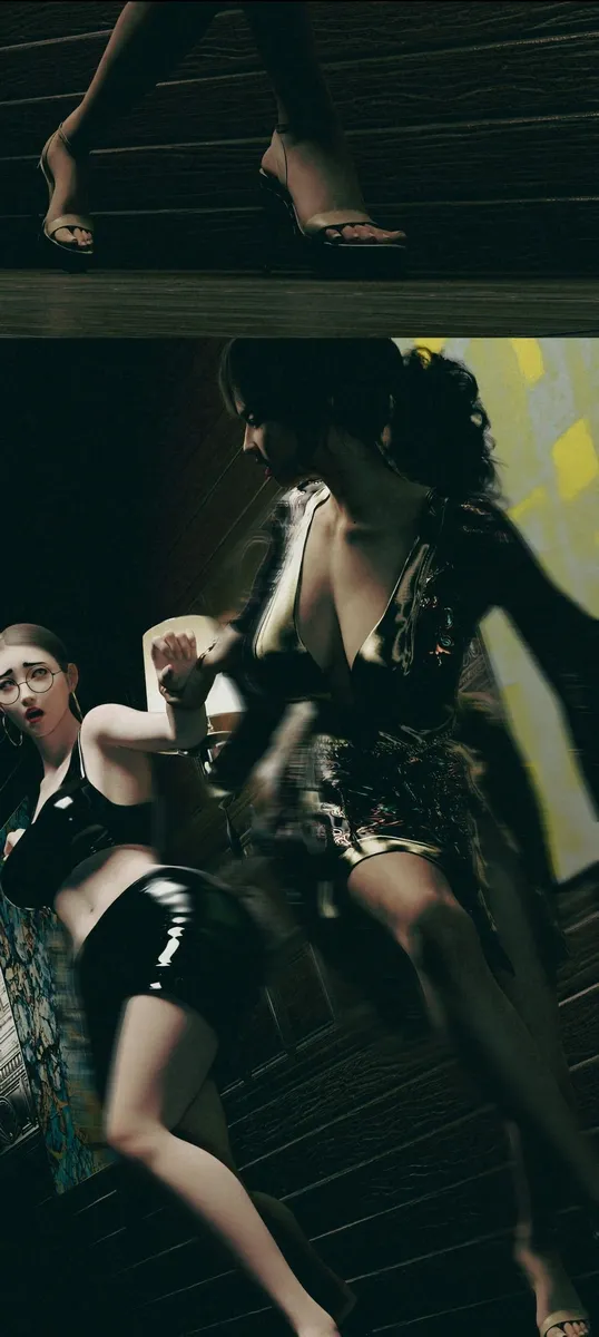 Vizinha Viúva Enlouquecida de Tesão | Cena Quente em 3D Explícita