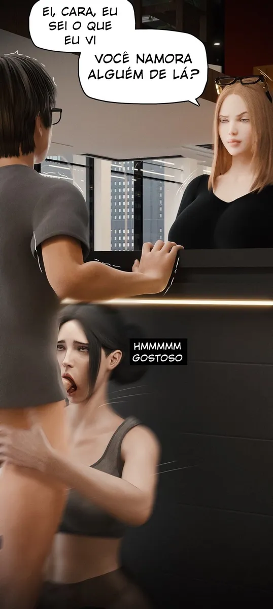 Vizinha Viúva Enlouquecida de Tesão | Cena Quente em 3D Explícita