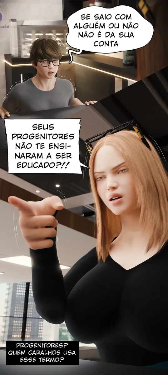 Vizinha Viúva Enlouquecida de Tesão | Cena Quente em 3D Explícita